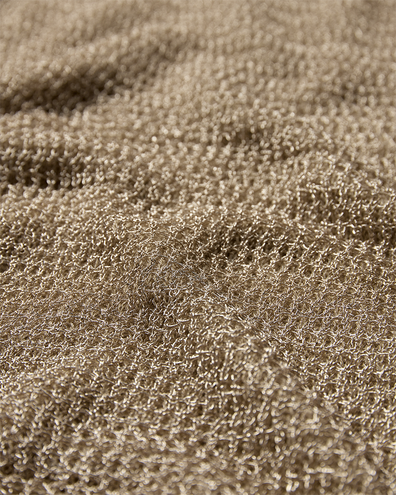 CMMETESA - WENDBARES KLEID IN GOLD