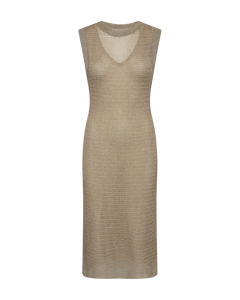 CMMETESA - WENDBARES KLEID IN GOLD