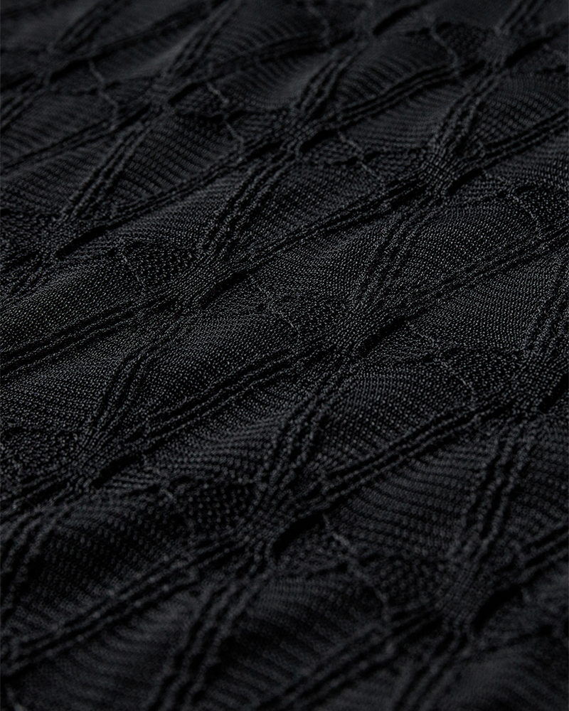 CMHANY - SPITZEKLEID IN SCHWARZ