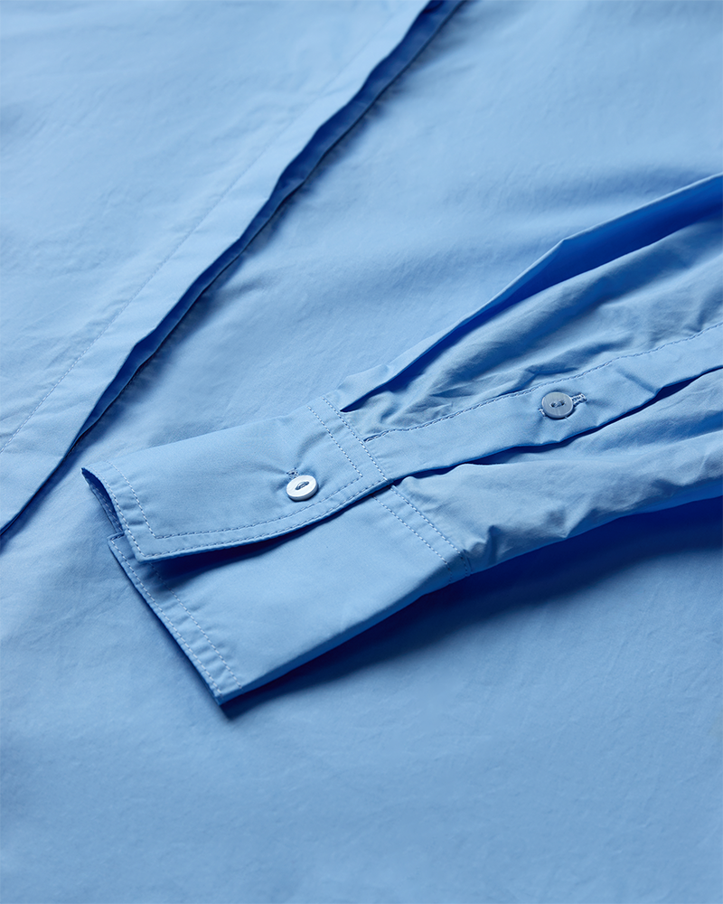 CMPOPLIN - HEMD IN BLAU
