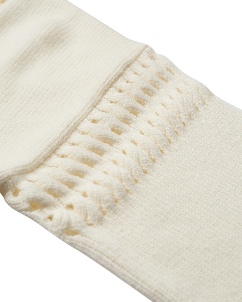 CMYARI - PULLOVER IN BEIGE,WOLLWEISS