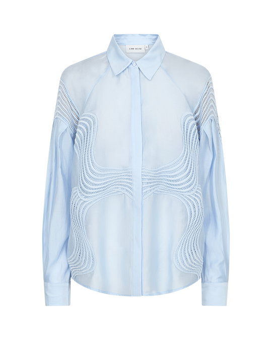 CMMOLLY – SPITZENHEMD IN BLAU