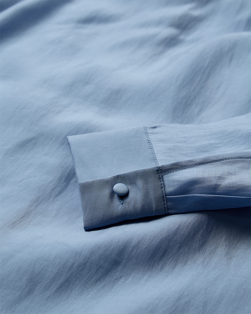 CMMOLLY - HEMD MIT SPITZE IN BLAU