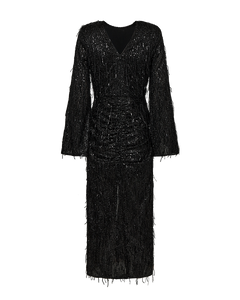 CMSEQUINCE - WENDBARES KLEID MIT PAILLETTEN IN SCHWARZ