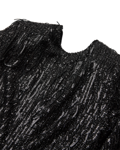 CMSEQUINCE - WENDBARES KLEID MIT PAILLETTEN IN SCHWARZ