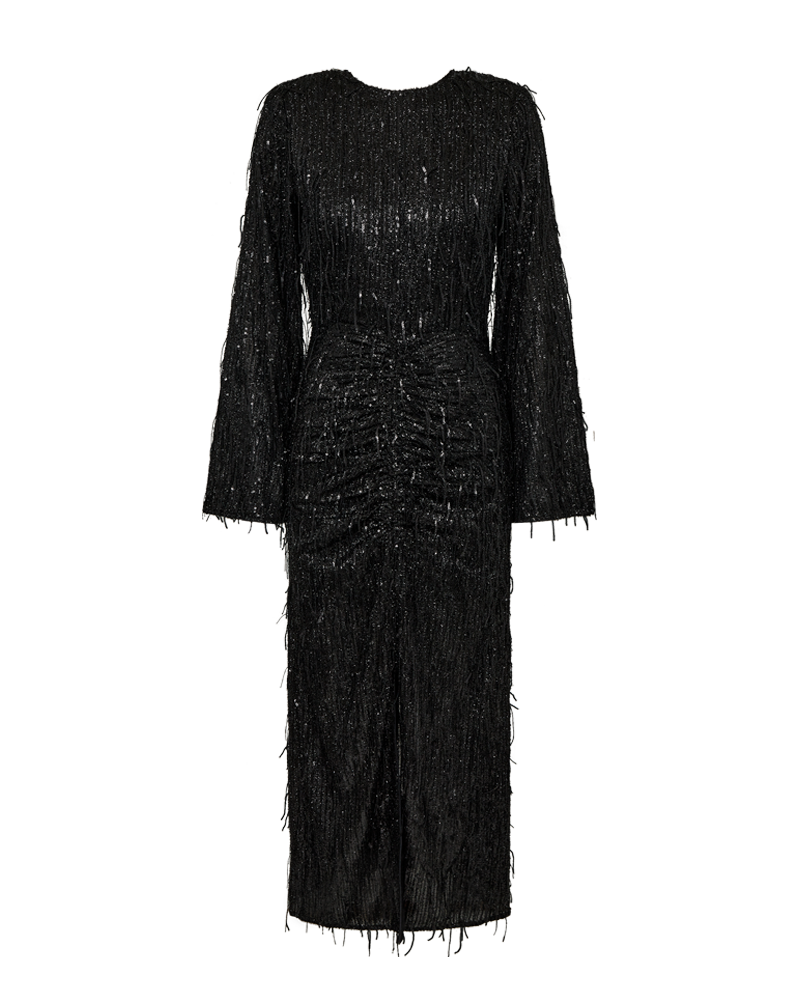 CMSEQUINCE - WENDBARES KLEID MIT PAILLETTEN IN SCHWARZ