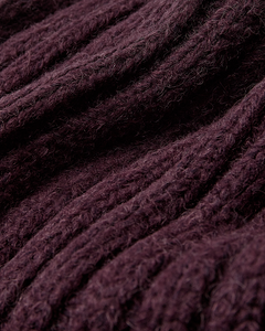 CMANDREA -STRICKPULLOVER MIT ABNEHMBAREM ROLLKRAGEN IN ROT