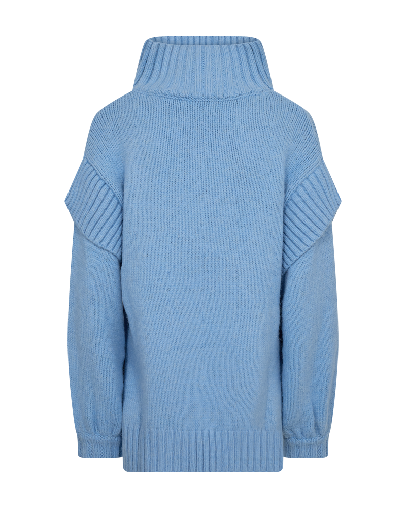 CMANDREA - STRICKPULLOVER IN BLAU