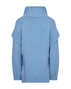CMANDREA - STRICKPULLOVER IN BLAU