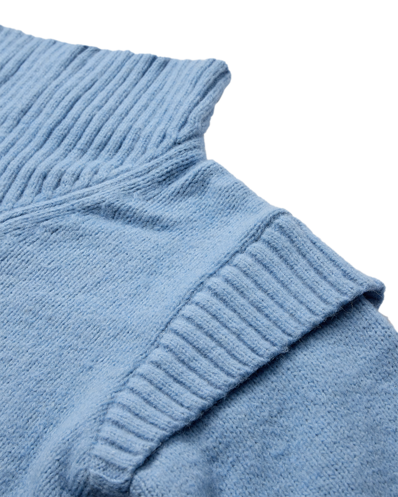 CMANDREA - STRICKPULLOVER IN BLAU
