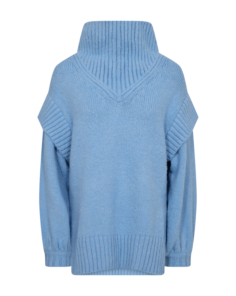 CMANDREA - STRICKPULLOVER IN BLAU