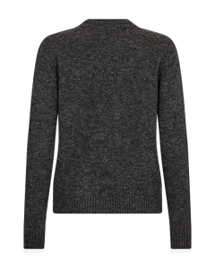 CMDIAMOND - PULLOVER MIT SIMILIST UND PERLEN IN GRAU
