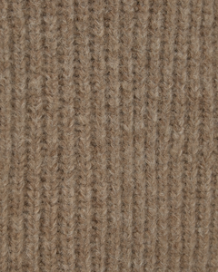 CMANDREA - RIBBESTRICKTER PULLOVER IN BEIGE