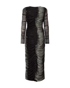 CMCORA - MESH-KLEID IN SCHWARZ