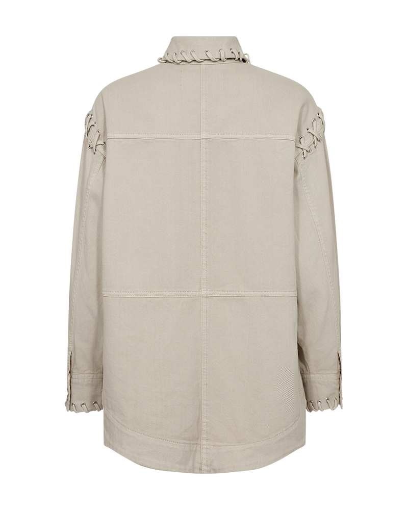CMCHARLEE - DENIMJACKE IN WOLLWEISS