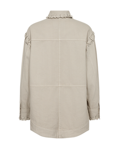 CMCHARLEE - DENIMJACKE IN WOLLWEISS