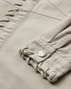 CMCHARLEE - DENIMJACKE IN WOLLWEISS