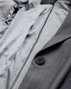 CMTAILOR – HOODIE-BLAZER IN GRAU