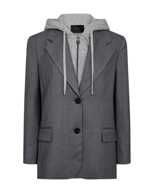 CMTAILOR – HOODIE-BLAZER IN GRAU