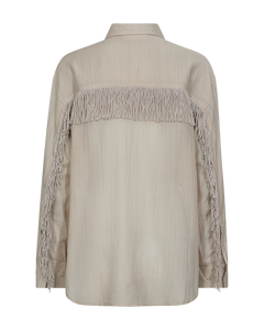 CMPOPSY - HEMD MIT FRANSEN IN BEIGE