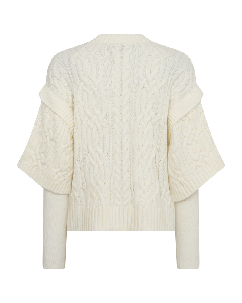 CMYARI - PULLOVER IN WOLLWEISS