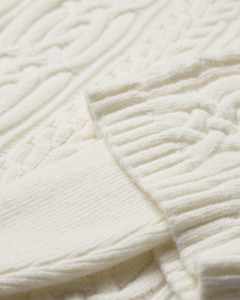 CMYARI - PULLOVER IN WOLLWEISS