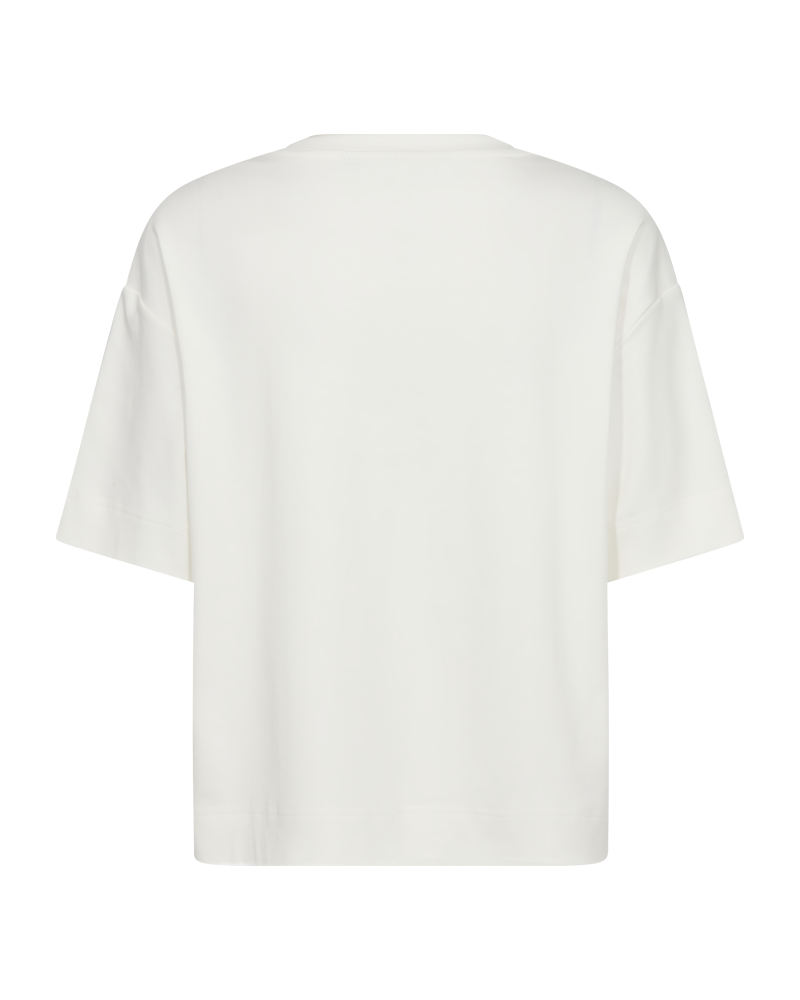 CMMUSE - T-SHIRT IN WOLLWEISS