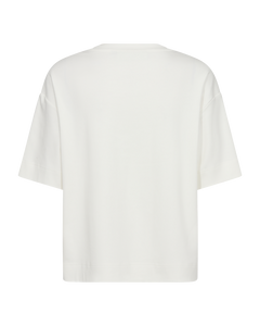 CMMUSE - T-SHIRT IN WOLLWEISS