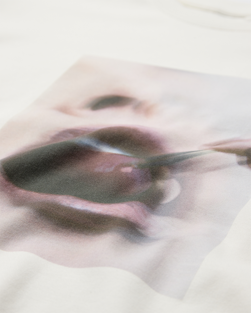 CMMUSE - T-SHIRT IN WOLLWEISS