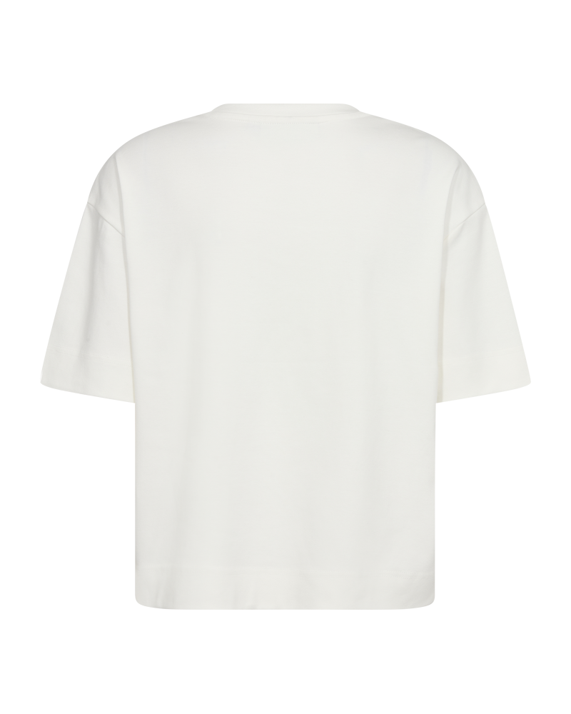 CMMUSE - T-SHIRT IN WOLLWEISS