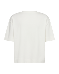 CMMUSE - T-SHIRT IN WOLLWEISS