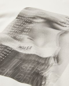 CMMUSE - T-SHIRT IN WOLLWEISS