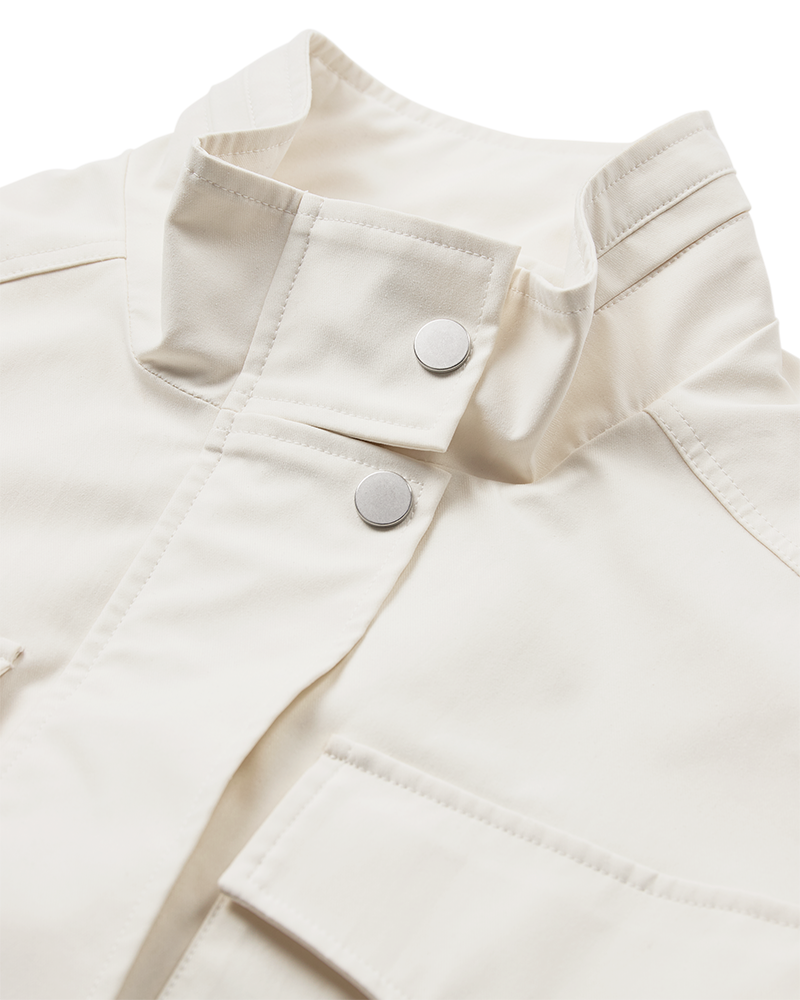CMBOMMI - JACKE IN CREMEWEISS,WOLLWEISS