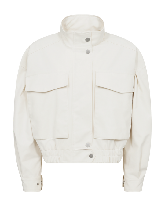 CMBOMMI - JACKE IN CREMEWEISS,WOLLWEISS