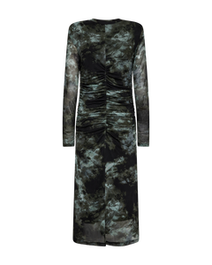 CMCORA - MESH KLEID IN GRÜN