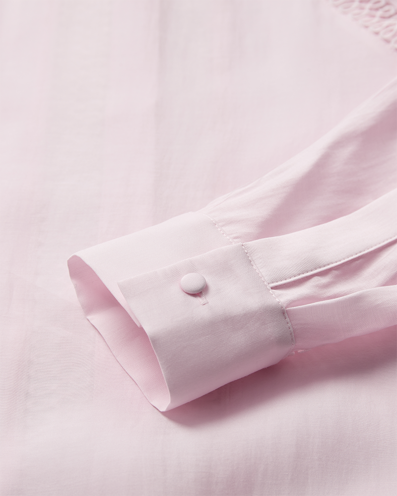 CMMOLLY - SPITZENHEMD IN ROSE