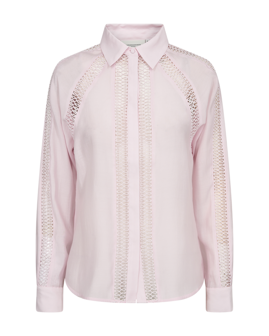 CMMOLLY - SPITZENHEMD IN ROSE