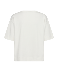 CMMUSE - T-SHIRT IN WOLLWEISS