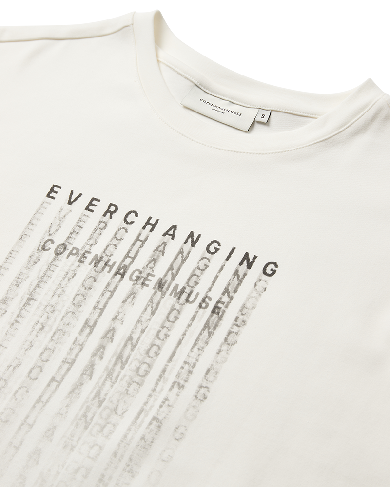 CMMUSE - T-SHIRT IN WOLLWEISS