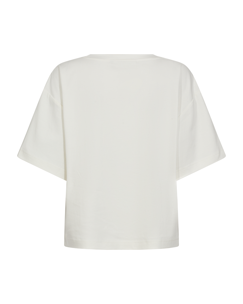 CMMUSE - T-SHIRT IN WOLLWEISS