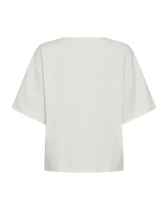 CMMUSE - T-SHIRT IN WOLLWEISS