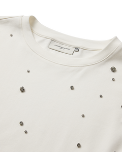 CMMUSE - T-SHIRT IN WOLLWEISS