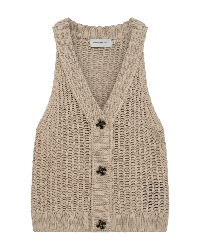 CMLINDA - STRICKWESTE IN BEIGE