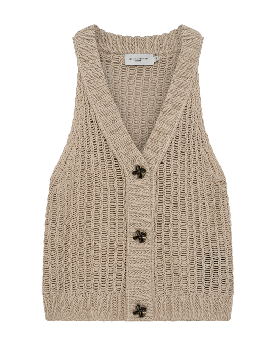 CMLINDA - STRICKWESTE IN BEIGE