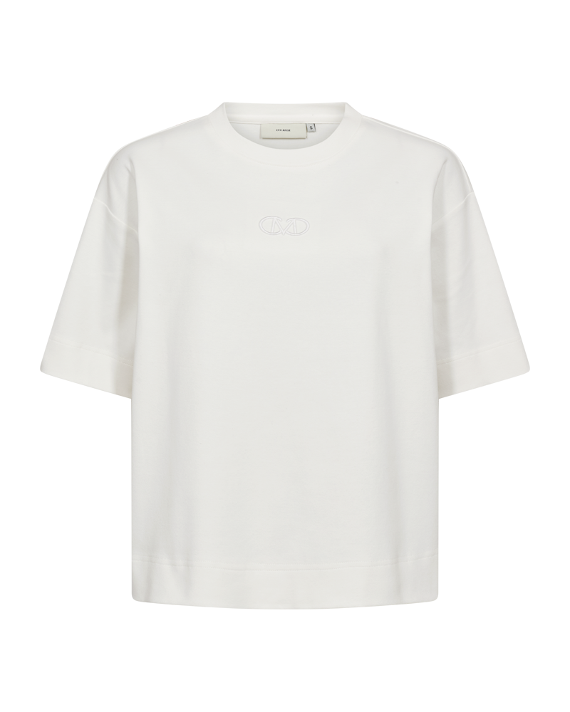 CMMUSE - T-SHIRT IN WOLLWEISS