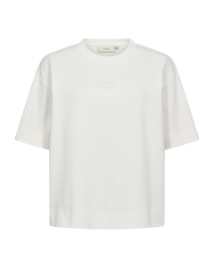 CMMUSE - T-SHIRT IN WOLLWEISS