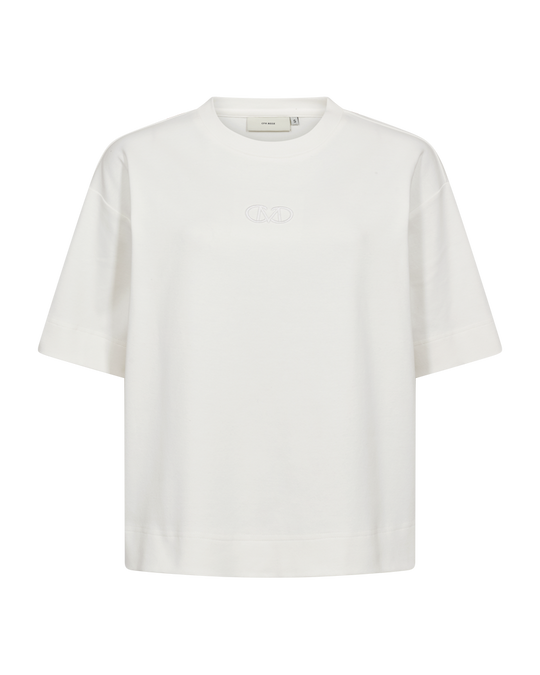 CMMUSE - T-SHIRT IN WOLLWEISS