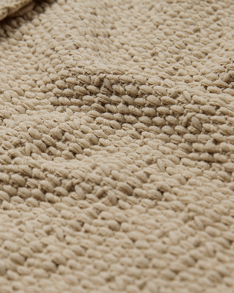 CMFIONA - GESTRICKTE STRICKJACKE IN BEIGE