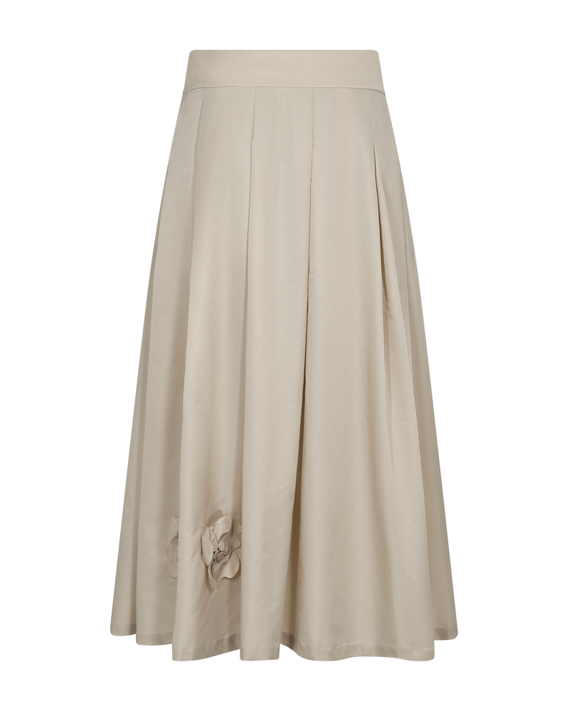 CMSIMI - ROCK MIT HANDGEFERTIGTE BLUMEN IN BEIGE