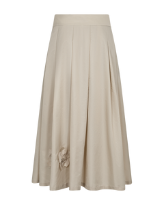CMSIMI - ROCK MIT HANDGEFERTIGTE BLUMEN IN BEIGE